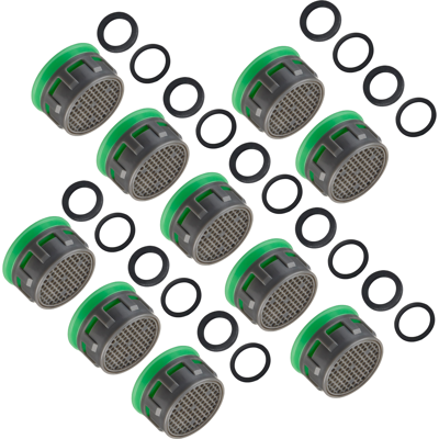 SCHLÄFER 1802210 - Cartuccia Filtro Rubinetto Universale, Inserto Per Aeratore Dl M22x1 / M24x1 Classe Z, 7 Lit/min Anticalcare, Aeratore Risparmio Acqua -confezione10pz SCHLÄFER 1802210 - Cartuccia Filtro Rubinetto Universale, Inserto Per Aeratore Dl M22x1 / M24x1 Classe Z, 7 Lit/min Anticalcare, Aeratore Risparmio Acqua -confezione10pz