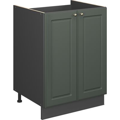 Vicco Mobile Lavello Cucina Fame-line, Verde-oro Rustico/antracite, 60 Cm, Vicco Mobile Lavello Cucina Fame-line, Verde-oro Rustico/antracite, 60 Cm,