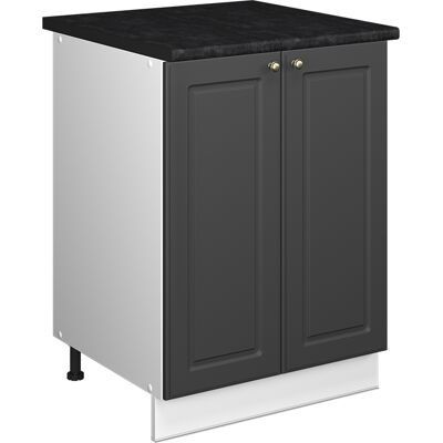 Vicco Mobile Lavello Cucina Fame-line, Oro-antracite Rustico/bianco, 60 Cm, Vicco Mobile Lavello Cucina Fame-line, Oro-antracite Rustico/bianco, 60 Cm,