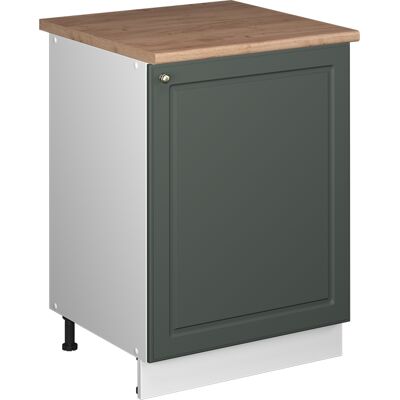 Vicco Mobile Lavello Cucina Fame-line, Verde-oro Rustico/bianco, 60 Cm, Vicco Mobile Lavello Cucina Fame-line, Verde-oro Rustico/bianco, 60 Cm,