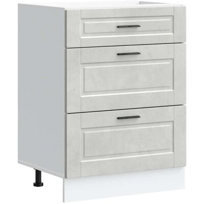 HELLOSHOP26 Mobile Da Cucina Ottimizzato Con Ampio Spazio Contenitivo Regolabile 60 X 46 X 81,5 Cm Legno Composito Grigio Cemento 020050485 HELLOSHOP26 Mobile Da Cucina Ottimizzato Con Ampio Spazio Contenitivo Regolabile 60 X 46 X 81,5 Cm Legno Composito Grigio Cemento 020050485