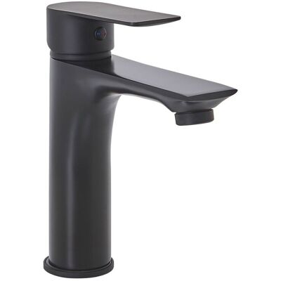 Miscelatore lavabo in ottone nero opaco - Rubinetto monocomando Miscelatore lavabo in ottone nero opaco - Rubinetto monocomando
