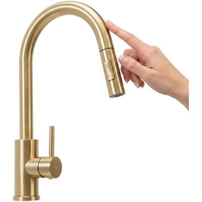 REA Rubinetto Da Cucina Fresh Touch Brush Gold REA Rubinetto Da Cucina Fresh Touch Brush Gold