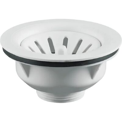 VALENTIN Filtro A Cestello Manuale Senza Troppopieno (h55) Bianco VALENTIN Filtro A Cestello Manuale Senza Troppopieno (h55) Bianco