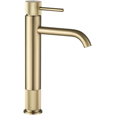 REA Rubinetto Da Bagno Lungo Stripe Brush Gold REA Rubinetto Da Bagno Lungo Stripe Brush Gold