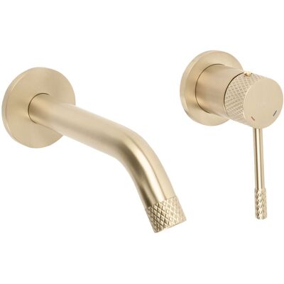REA Rubinetto Da Parete Venti Brush Gold REA Rubinetto Da Parete Venti Brush Gold