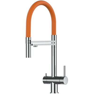 Rubinetto Cucina VIZIO - 3 Vie Girevole Acciaio Inox - Tubo Flessibile & Doccia Rubinetto Cucina VIZIO - 3 Vie Girevole Acciaio Inox - Tubo Flessibile & Doccia