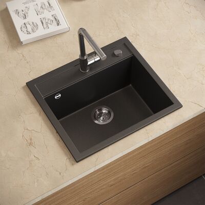 Vicco Lavello Paris, Nero, 57 X 51 Cm, Bergström Vicco Lavello Paris, Nero, 57 X 51 Cm, Bergström