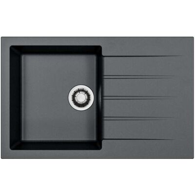 ALVEUS Cadit - Lavello In Granito 79x50 Cm, Quick-close, Carbon 1149142 ALVEUS Cadit - Lavello In Granito 79x50 Cm, Quick-close, Carbon 1149142