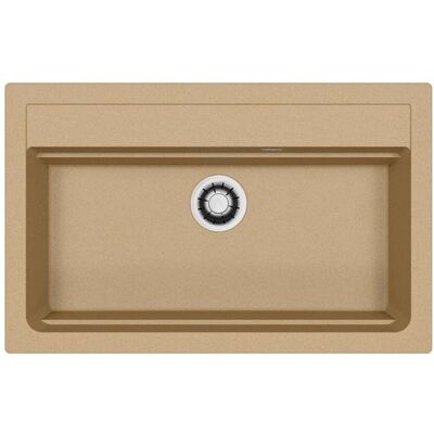 ALVEUS Atrox - Lavello In Granito 79x50 Cm, Quick-close, Clay 1149211 ALVEUS Atrox - Lavello In Granito 79x50 Cm, Quick-close, Clay 1149211
