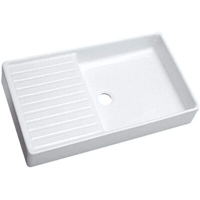 Lavello Geberit 100x50 - Sgocciolatoio a sinistra - Rubinetto a parete Lavello Geberit 100x50 - Sgocciolatoio a sinistra - Rubinetto a parete