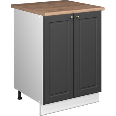Vicco Mobile Lavello Cucina Fame-line, Oro-antracite Rustico/bianco, 60 Cm, Vicco Mobile Lavello Cucina Fame-line, Oro-antracite Rustico/bianco, 60 Cm,