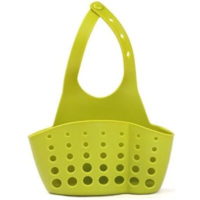 TAPWORKS Sacchetto Appeso Storage Con Manopola, Basket Organizzatore Per Lavello Cucina E Bagno TAPWORKS Sacchetto Appeso Storage Con Manopola, Basket Organizzatore Per Lavello Cucina E Bagno