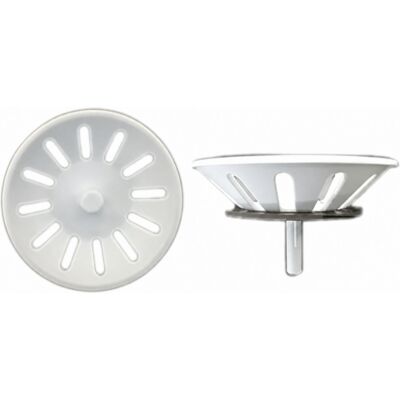 VALENTIN Cestino Rimovibile In Pvc Bianco Diametro 75mm VALENTIN Cestino Rimovibile In Pvc Bianco Diametro 75mm