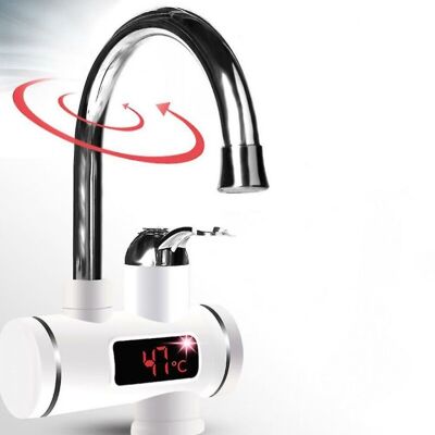 Zone Scaldabagno Elettrico Istantaneo A 360°, Rubinetto Da Cucina, Riscaldamento Rapido A Led, Nuovo - Standard Europeo Zone Scaldabagno Elettrico Istantaneo A 360°, Rubinetto Da Cucina, Riscaldamento Rapido A Led, Nuovo - Standard Europeo