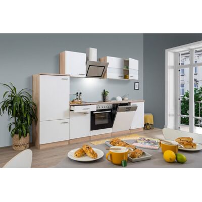 Set Cucina Respekta con Rovere Bianco - Mobile da Cucina Set Cucina Respekta con Rovere Bianco - Mobile da Cucina