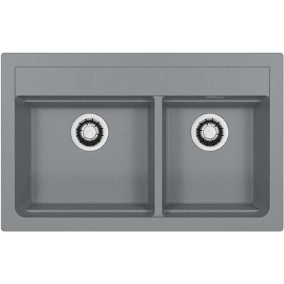 ALVEUS Atrox - Lavello In Granito 79x50 Cm, Quick-close, Stone 1149216 ALVEUS Atrox - Lavello In Granito 79x50 Cm, Quick-close, Stone 1149216