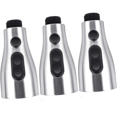 COOCHEER Beccuccio Estraibile Per Rubinetto, Testina Di Ricambio Per Rubinetto Del Lavello, Kit Girevole Per Uso Domestico + 9 Adattatori, Confezione Da 3 COOCHEER Beccuccio Estraibile Per Rubinetto, Testina Di Ricambio Per Rubinetto Del Lavello, Kit Girevole Per Uso Domestico + 9 Adattatori, Confezione Da 3