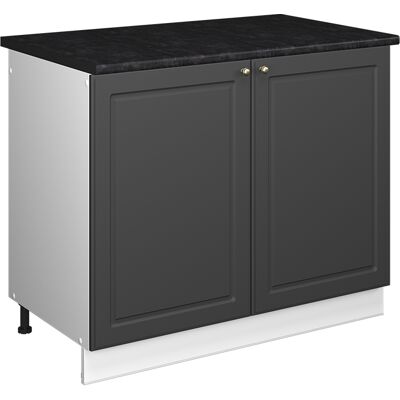 Vicco Mobile Lavello Cucina Fame-line, Oro-antracite Rustico/bianco, 100 Cm, Pl Antracite, Vicco Mobile Lavello Cucina Fame-line, Oro-antracite Rustico/bianco, 100 Cm, Pl Antracite,