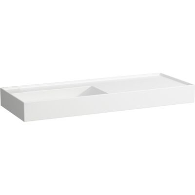 Lavabo sospeso Laufen Kartell - Saphirkeramik, 1200x460 mm, Bianco Lavabo sospeso Laufen Kartell - Saphirkeramik, 1200x460 mm, Bianco