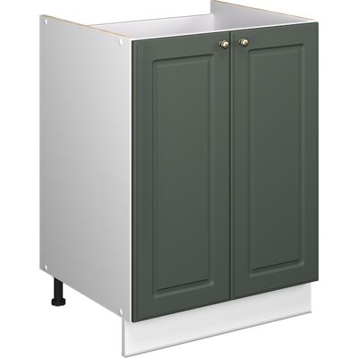 Vicco Mobile Lavello Cucina Fame-line, Verde-oro Rustico/bianco, 60 Cm, Vicco Mobile Lavello Cucina Fame-line, Verde-oro Rustico/bianco, 60 Cm,