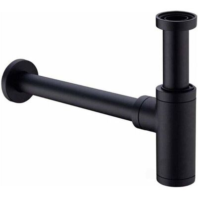 URSUS Accessorio Per Scarico Lavello In Ottone, Sifone Universale Con Tubo Di Prolunga Da 200 Mm, Sifone Regolabile Antiodore E A Prova Di Perdite Da 1 1/4 X 32 Mm, Nero Opaco. URSUS Accessorio Per Scarico Lavello In Ottone, Sifone Universale Con Tubo Di Prolunga Da 200 Mm, Sifone Regolabile Antiodore E A Prova Di Perdite Da 1 1/4 X 32 Mm, Nero Opaco.