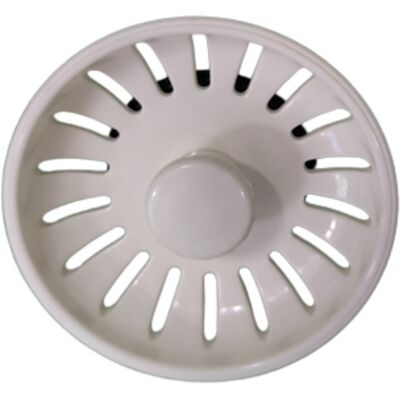 Lira Cesto Bianco Per Piletta Manuale Di Lavello Ral 9001 Diametro 83mm Lira Cesto Bianco Per Piletta Manuale Di Lavello Ral 9001 Diametro 83mm