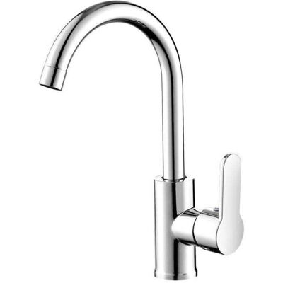 OEM Rubinetto Da Cucina Girevole A 360°, Miscelatore Monocomando Per Lavello, Acqua Calda E Fredda Regolabile, Anticalcare, Aeratore Rimovibile, Finitura Cromata Lucida -crezuo OEM Rubinetto Da Cucina Girevole A 360°, Miscelatore Monocomando Per Lavello, Acqua Calda E Fredda Regolabile, Anticalcare, Aeratore Rimovibile, Finitura Cromata Lucida -crezuo