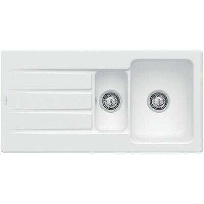 Lavello Villeroy & Boch Architectura MetalRim - Reversibile, 60cm, Bianco Lavello Villeroy & Boch Architectura MetalRim - Reversibile, 60cm, Bianco