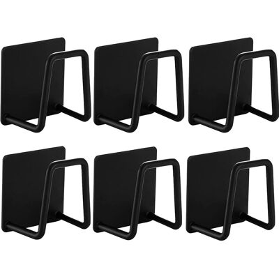 Zone Set Di 6 Porta Spugne In Acciaio Inox, Porta Spugne Autoadesivo Per Cucina, Porta Spugne Per Lavello, Porta Coperchio, Porta Tagliere Per Organizzare La Cucina (nero) Zone Set Di 6 Porta Spugne In Acciaio Inox, Porta Spugne Autoadesivo Per Cucina, Porta Spugne Per Lavello, Porta Coperchio, Porta Tagliere Per Organizzare La Cucina (nero)