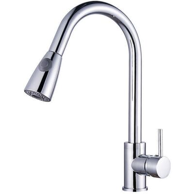 CILVANI - Rubinetto Per Lavello Cucina Cromato Doccetta Estraibile Monocomando Montecarlo CILVANI - Rubinetto Per Lavello Cucina Cromato Doccetta Estraibile Monocomando Montecarlo