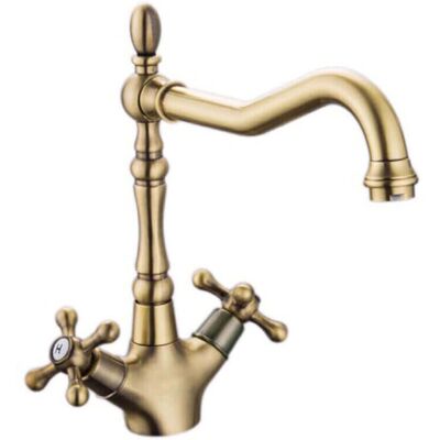 CILVANI Rubinetto Cucina Stile Epoca Nei Colori Rame, Bronzo E Cromo Lucido - Colore: Bronzo CILVANI Rubinetto Cucina Stile Epoca Nei Colori Rame, Bronzo E Cromo Lucido - Colore: Bronzo