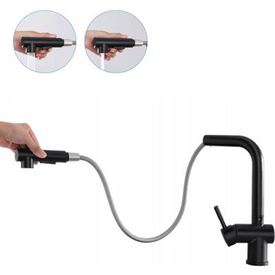 LONHEO MAX Rubinetto Da Cucina Girevole A 360 Con Doccetta Estraibile 40cm In Acciaio Inossidabile 7-form Miscelatore Monocomando Per Lavello Con Gorgogliatore Removibile LONHEO MAX Rubinetto Da Cucina Girevole A 360 Con Doccetta Estraibile 40cm In Acciaio Inossidabile 7-form Miscelatore Monocomando Per Lavello Con Gorgogliatore Removibile