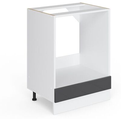 Armadio da forno a incasso Vicco 60cm Antracite lucido Armadio da forno a incasso Vicco 60cm Antracite lucido