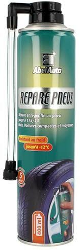 ABEL Auto Kit Riparazione Gomme Pneumatici Tubeless Foratura Auto Moto 400ml -