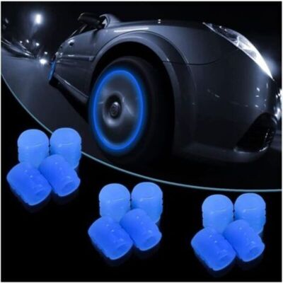 OEM Tappi Valvola Illuminati Per Pneumatici Auto – Confezione Da 12, Blu Fluorescente, Universali Per Camion, Suv E Motociclette OEM Tappi Valvola Illuminati Per Pneumatici Auto – Confezione Da 12, Blu Fluorescente, Universali Per Camion, Suv E Motociclette