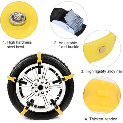 OEM Catene Da Neve Adatte A Pneumatici Da 185-225 Mm - Confezione Da 10 OEM Catene Da Neve Adatte A Pneumatici Da 185-225 Mm - Confezione Da 10