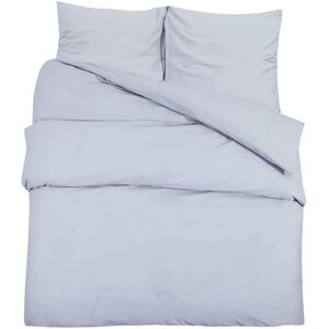 vidaXL Set di biancheria da letto grigia in cotone - 200x200 cm + 80x80 cm - Set di biancheria vidaXL Set di biancheria da letto grigia in cotone - 200x200 cm + 80x80 cm - Set di biancheria