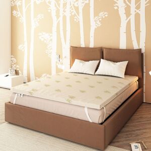 BALDIFLEX Topper Memory Foam Fresh Correttore Materasso 7 Cm Con Fodera Aloe Vera Piazza E Mezza Misura 120x190 Cm - BALDIFLEX Topper Memory Foam Fresh Correttore Materasso 7 Cm Con Fodera Aloe Vera Piazza E Mezza Misura 120x190 Cm -
