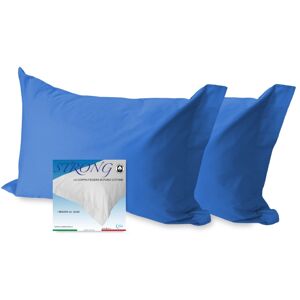 TEX FAMILY - federa per guanciale bluette - 52x82 - 2-piece - Pillowcase pair TEX FAMILY - federa per guanciale bluette - 52x82 - 2-piece - Pillowcase pair