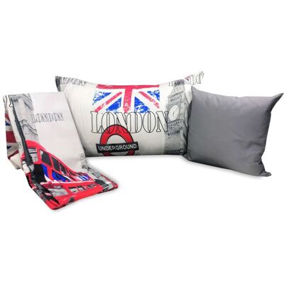TEX FAMILY Copripiumino Londra Inglese Cabina Big Ben Underground Competo Di Federe E Cuscino Arredo Cm. 250x200 TEX FAMILY Copripiumino Londra Inglese Cabina Big Ben Underground Competo Di Federe E Cuscino Arredo Cm. 250x200