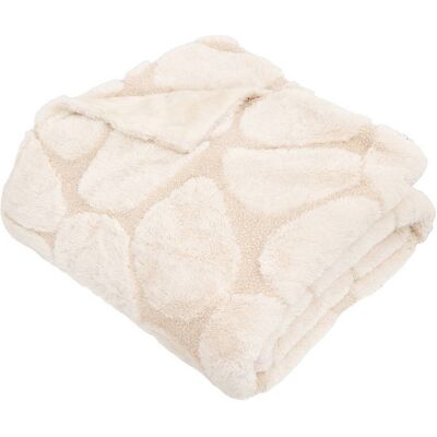 ATMOSPHERA Coperta Boucly 180x230 Cm Bianca - Créateur D'Intérieur ATMOSPHERA Coperta Boucly 180x230 Cm Bianca - Créateur D'Intérieur