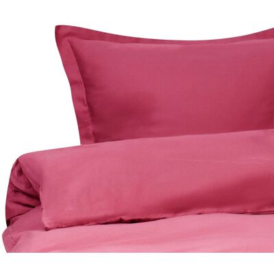 BELIANI Set Copripiumino Moderno In Cotone Satinato 220 X 240 Cm Bourdeaux Parkrose BELIANI Set Copripiumino Moderno In Cotone Satinato 220 X 240 Cm Bourdeaux Parkrose