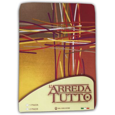 TEX FAMILY - Kioto - Arancione - Due piazze - Copriletto TEX FAMILY - Kioto - Arancione - Due piazze - Copriletto