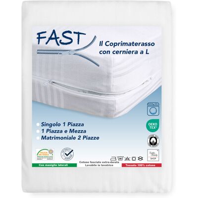 TEX FAMILY - Proteggi-materasso con cerniera - Tutte le misure TEX FAMILY - Proteggi-materasso con cerniera - Tutte le misure