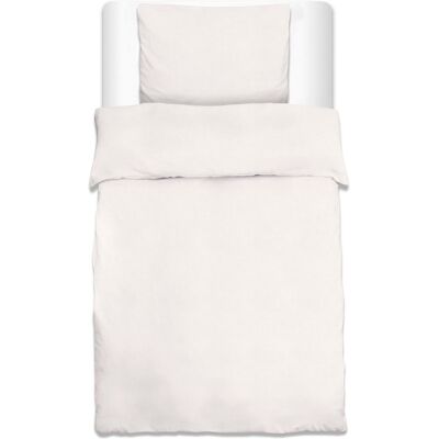 Set di biancheria in cotone Beautissu con cerniera - Bianco - Lenzuola Set di biancheria in cotone Beautissu con cerniera - Bianco - Lenzuola