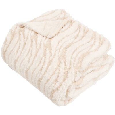 ATMOSPHERA Coperta Boucly 180x230 Cm Bianca - Créateur D'Intérieur ATMOSPHERA Coperta Boucly 180x230 Cm Bianca - Créateur D'Intérieur