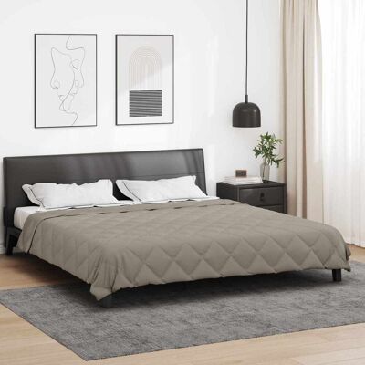 VIDAXL Piumone Completo Annuale Grigio Chiaro 200 X 220 Cm VIDAXL Piumone Completo Annuale Grigio Chiaro 200 X 220 Cm