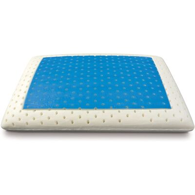 BALDIFLEX Cuscino In Memory Foam Forma Classica A Saponetta Fodera Aloe Vera Modello Gel Foam Dimensione 70x40 Cm BALDIFLEX Cuscino In Memory Foam Forma Classica A Saponetta Fodera Aloe Vera Modello Gel Foam Dimensione 70x40 Cm