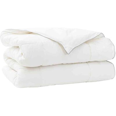 VIDAXL Piumone Trier 150x200 Cm 4 Stagioni 220 Gsm Bianco VIDAXL Piumone Trier 150x200 Cm 4 Stagioni 220 Gsm Bianco